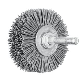 PFERD TOOLS POS Rundbürste ungezopft RBU Ø50x15 mm Schaft-Ø6 mm SiC-Filament-Ø0,90 Korn 180