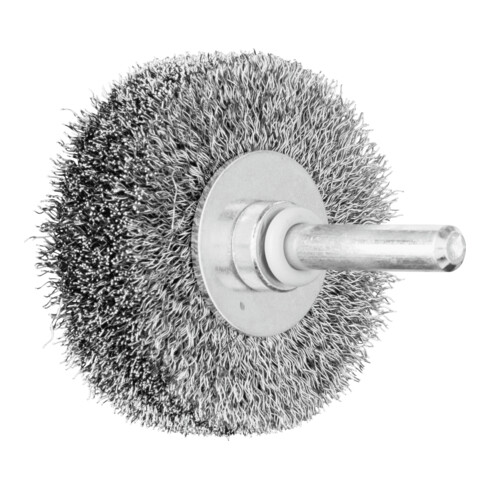 PFERD TOOLS POS Rundbürste ungezopft RBU Ø50x15 mm Schaft-Ø6 mm Stahl-Draht-Ø0,20 (10)