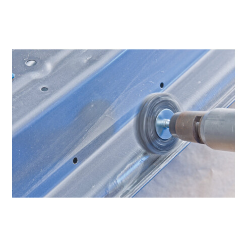 PFERD TOOLS POS Rundbürste ungezopft RBU Ø50x15 mm Schaft-Ø6 mm Stahl-Draht-Ø0,20 (10)