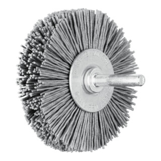 PFERD TOOLS POS Rundbürste ungezopft RBU Ø70x15 mm Schaft-Ø6 mm SiC-Filament-Ø0,90 Korn 180