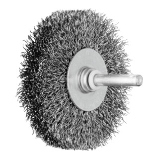 PFERD TOOLS POS Rundbürste ungezopft RBU Ø70x15 mm Schaft-Ø6 mm Stahl-Draht-Ø0,30