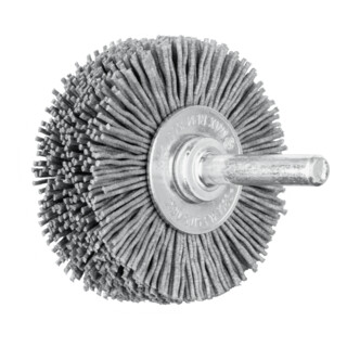PFERD TOOLS POS Rundbürste ungezopft RBU Ø50x15 mm Schaft-Ø6 mm SiC-Filament-Ø0,90 Korn 180