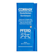 PFERD TOOLS Präzisions-Nadelfeilen-Set 12-tlg. in Rolltasche 200mm Schweizer Hieb 0, grob