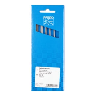 PFERD TOOLS Präzisions-Nadelfeilen-Set 6-tlg. 160mm Schweizer Hieb 1, mittel