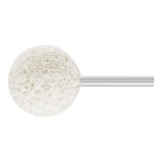 PFERD TOOLS RUBBER Schleifstift Kugel Ø 40x40mm Schaft-Ø 6 mm AH2 für Gummi