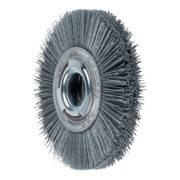 PFERD TOOLS Rundbürste breit ungezopft RBU Ø 150x25xvari. Bohr. SiC-Filament-Ø 0,55 mm Korn 120 Schleifbock