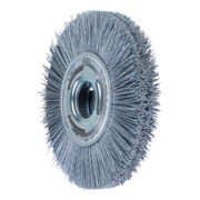 PFERD TOOLS Rundbürste breit ungezopft RBU Ø 150x25xvari. Bohr. SiC-Filament-Ø 0,55 mm Korn 320 Schleifbock