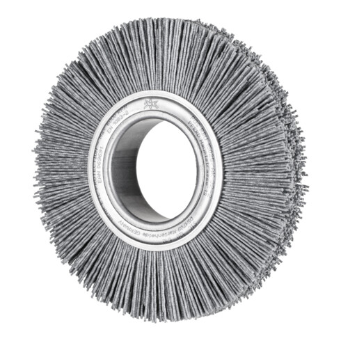 PFERD TOOLS Rundbürste breit ungezopft RBU Ø 150x25xvari. Bohr. SiC-Filament-Ø 1,10mm Korn 120 Schleifbock
