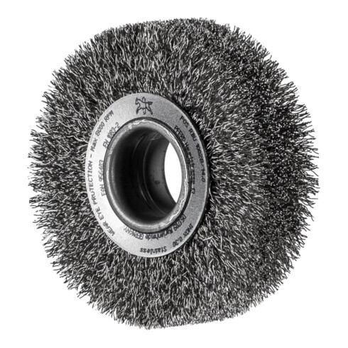 PFERD Rundbürste, ungezopft POS RBU 18038/AK32-2 INOX 0,30 0.3 mm gewellter Draht