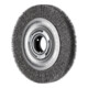 PFERD TOOLS Rundbürste breit ungezopft RBU Ø150x25xvariable Bohrung Edelstahl-Draht-Ø0,20 Schleifbock