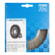 PFERD TOOLS Rundbürste breit ungezopft RBU Ø150x25xvariable Bohrung Edelstahl-Draht-Ø0,20 Schleifbock-2