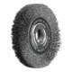 PFERD TOOLS Rundbürste breit ungezopft RBU Ø150x25xvariable Bohrung Stahl-Draht-Ø0,30 Schleifbock-1