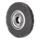 PFERD TOOLS Rundbürste breit ungezopft RBU Ø180x25xvariable Bohrung Edelstahl-Draht-Ø0,20 Schleifbock
