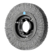 PFERD TOOLS Rundbürste breit ungezopft RBU Ø200x38xvariable Bohrung Edelstahl-Draht-Ø0,30 Schleifbock