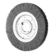 PFERD TOOLS Rundbürste breit ungezopft RBU Ø250x30xvariable Bohrung Stahl-Draht-Ø0,30 Schleifbock
