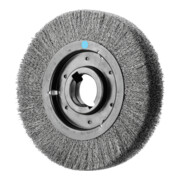 PFERD TOOLS Rundbürste breit ungezopft RBU Ø250x48xvariable Bohrung Edelstahl-Draht-Ø0,30 Schleifbock