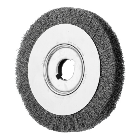 PFERD TOOLS Rundbürste breit ungezopft RBU Ø300x40x50,8 mm Bohrung Stahl-Draht-Ø0,30 Schleifbock
