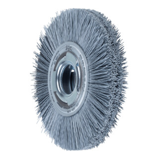 PFERD TOOLS Rundbürste breit ungezopft RBU Ø 150x25xvari. Bohr. SiC-Filament-Ø 0,55 mm Korn 320 Schleifbock