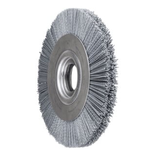 PFERD TOOLS Rundbürste breit ungezopft RBU Ø 250x30xvari. Bohr. SiC-Filament-Ø 1,10mm Korn 120 Schleifbock
