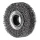 PFERD TOOLS Rundbürste breit ungezopft RBU Ø100x28xvariable Bohrung Edelstahl-Draht-Ø0,30 Schleifbock