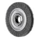 PFERD TOOLS Rundbürste breit ungezopft RBU Ø150x25xvariable Bohrung Stahl-Draht-Ø0,20 Schleifbock