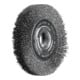 PFERD TOOLS Rundbürste breit ungezopft RBU Ø150x25xvariable Bohrung Stahl-Draht-Ø0,30 Schleifbock