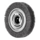 PFERD TOOLS Rundbürste breit ungezopft RBU Ø150x38xvariable Bohrung Edelstahl-Draht-Ø0,20 Schleifbock