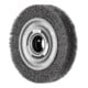 PFERD TOOLS Rundbürste breit ungezopft RBU Ø150x38xvariable Bohrung Edelstahl-Draht-Ø0,20 Schleifbock