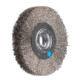 PFERD TOOLS Rundbürste breit ungezopft RBU Ø180x25xvariable Bohrung Edelstahl-Draht-Ø0,30 Schleifbock