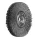 PFERD TOOLS Rundbürste breit ungezopft RBU Ø180x25xvariable Bohrung Stahl-Draht-Ø0,30 Schleifbock