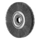 PFERD TOOLS Rundbürste breit ungezopft RBU Ø200x25xvariable Bohrung Edelstahl-Draht-Ø0,20 Schleifbock