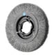 PFERD TOOLS Rundbürste breit ungezopft RBU Ø200x25xvariable Bohrung Edelstahl-Draht-Ø0,30 Schleifbock