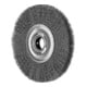 PFERD TOOLS Rundbürste breit ungezopft RBU Ø200x25xvariable Bohrung Stahl-Draht-Ø0,20 Schleifbock