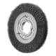 PFERD TOOLS Rundbürste breit ungezopft RBU Ø200x25xvariable Bohrung Stahl-Draht-Ø0,30 Schleifbock