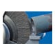 PFERD TOOLS Rundbürste breit ungezopft RBU Ø200x25xvariable Bohrung Stahl-Draht-Ø0,30 Schleifbock