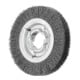 PFERD TOOLS Rundbürste breit ungezopft RBU Ø200x38xvariable Bohrung Stahl-Draht-Ø0,30 Schleifbock