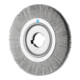 PFERD TOOLS Rundbürste breit ungezopft RBU Ø250x30xvariable Bohrung Edelstahl-Draht-Ø0,30 Schleifbock