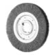 PFERD TOOLS Rundbürste breit ungezopft RBU Ø250x30xvariable Bohrung Stahl-Draht-Ø0,30 Schleifbock