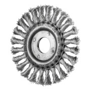 PFERD TOOLS Rundbürste gezopft RBG Ø 115x12x22,2 mm Edelstahl-Draht-Ø 0,50mm Winkelschleifer (10)