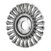 PFERD TOOLS Rundbürste gezopft RBG Ø 115x12x22,2 mm Edelstahl-Draht-Ø 0,50mm Winkelschleifer