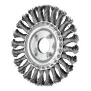 PFERD TOOLS Rundbürste gezopft RBG Ø 115x12x22,2 mm Stahl-Draht-Ø 0,50mm Winkelschleifer (10)