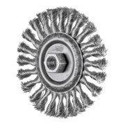PFERD TOOLS Rundbürste gezopft RBG Ø 125x12 mm M14 Edelstahl-Draht-Ø 0,35 mm Winkelschleifer