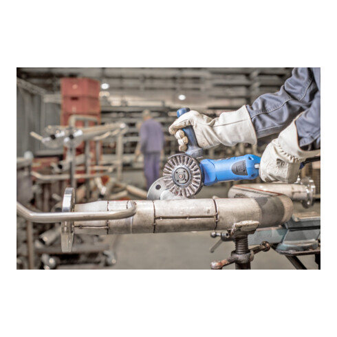 PFERD TOOLS Rundbürste gezopft RBG Ø 125x12 mm M14 Edelstahl-Draht-Ø 0,35 mm Winkelschleifer