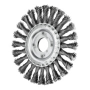 PFERD TOOLS Rundbürste gezopft RBG Ø 125x12x22,2 mm Stahl-Draht-Ø 0,50mm Winkelschleifer (10)