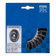 PFERD TOOLS Rundbürste gezopft RBG Ø 125x12x22,2 mm Stahl-Draht-Ø 0,50mm Winkelschleifer-1