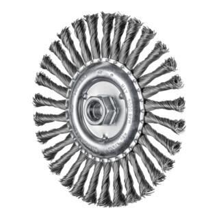 PFERD TOOLS Rundbürste gezopft RBG Ø 178x13 mm M14 Stahl-Draht-Ø 0,50mm Winkelschleifer