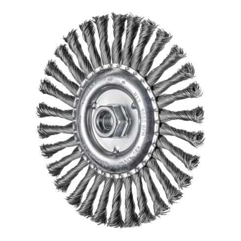 PFERD TOOLS Rundbürste gezopft RBG Ø 178x13 mm M14 Stahl-Draht-Ø 0,50mm Winkelschleifer