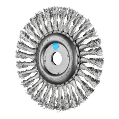 PFERD TOOLS Rundbürste gezopft RBG Ø 178x13x22,2 mm Edelstahl-Draht-Ø 0,35 mm Winkelschleifer (10)