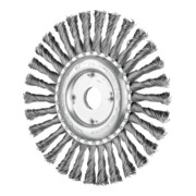PFERD TOOLS Rundbürste gezopft RBG Ø 178x13x22,2 mm Stahl-Draht-Ø 0,50mm Winkelschleifer (10)