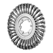 PFERD TOOLS Rundbürste gezopft RBG Ø 200x16x50,8 mm Bohrung Stahl-Draht-Ø 0,50mm stationär